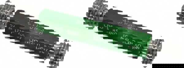 Plug Thread Gage: 3/4-10 Thread, 3B Class, Double End, Go & No Go